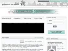 Tablet Screenshot of empresas.tirant.com